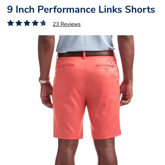 NWOT Vineyard Vines Men’s 9 Inch Performance Links Shorts - Picture 2 of 12